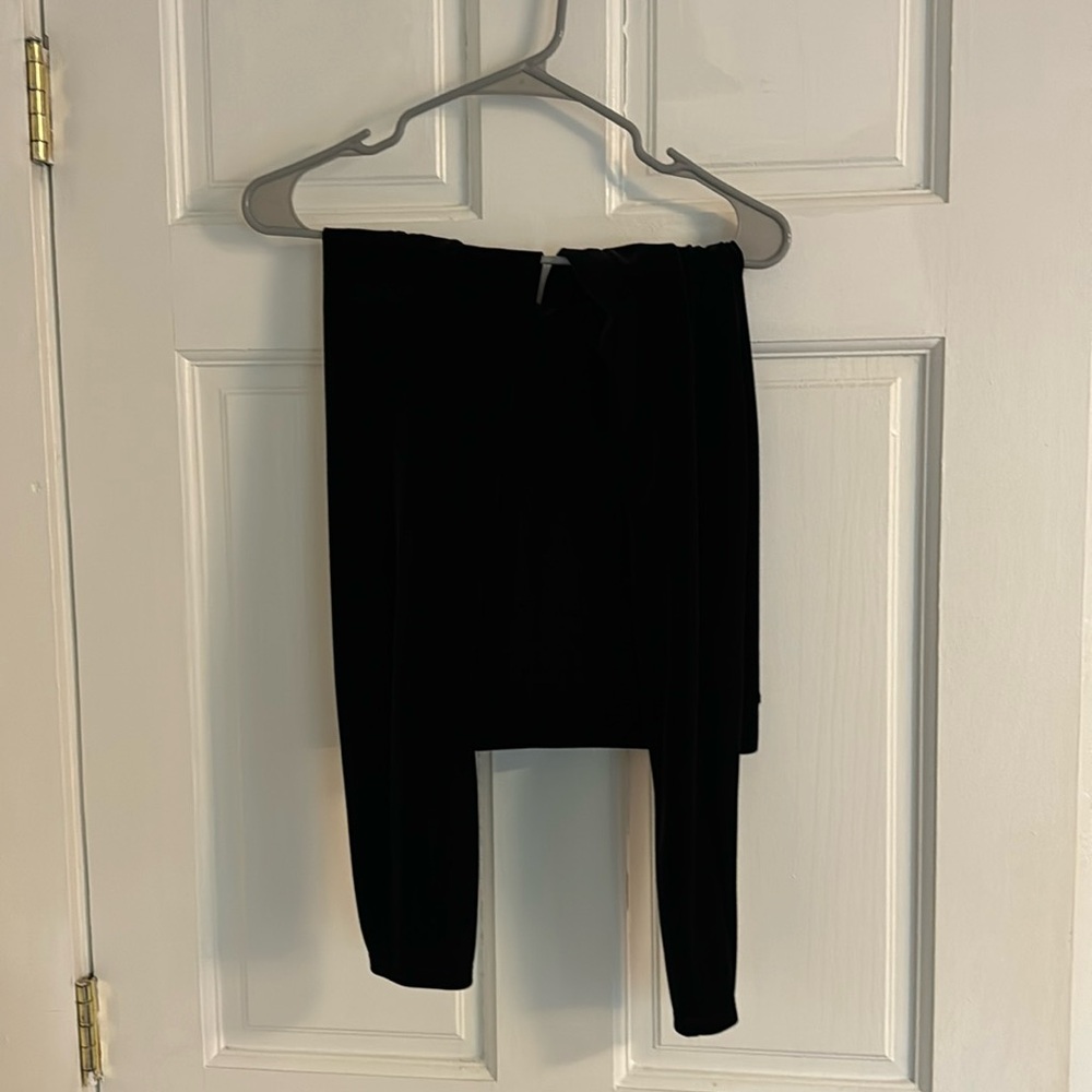 Never worn tags removed jcrew velvet pants